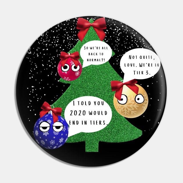 Christmas in TIERS Festive Bauble Family Pin by IDon'tKnowMuchAbout