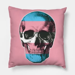 Trans Skull Pillow