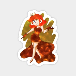 Princess Daisy Galaxy Magnet