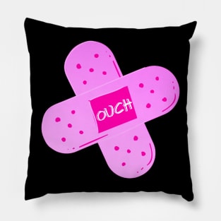 Ouch Pink Bandaid Pillow