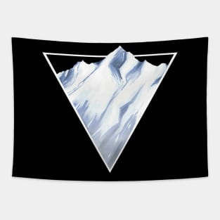 Vintage Retro Mountain Lover Hiking Tapestry