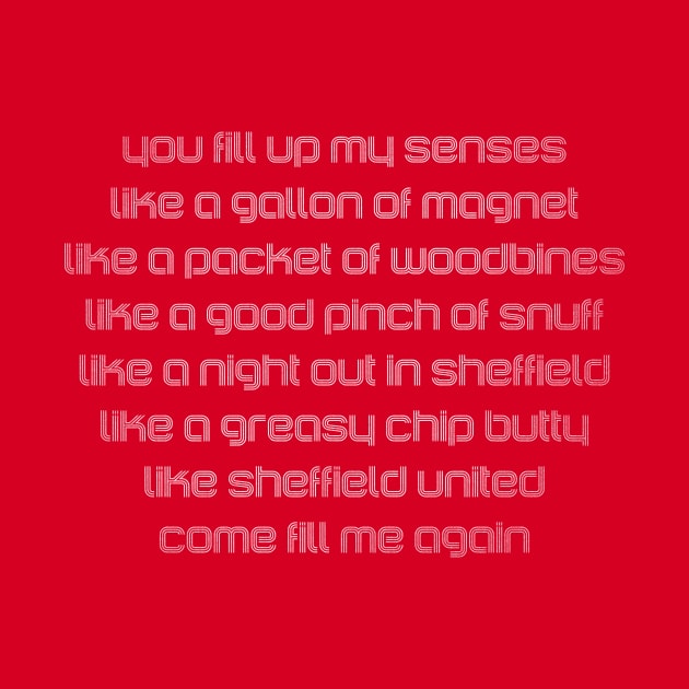 Sheffield You Fill Up My Senses by TerraceTees