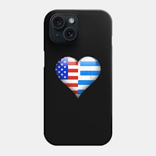 Half American Half Uraguyan - Gift for Uraguyan From Uruguay Phone Case