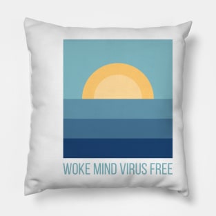 Woke Mind Virus Free Pillow