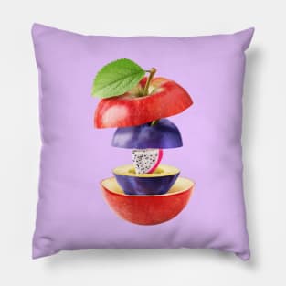 Apple Plum Passion Fruit Gifts Vegetarian Pillow