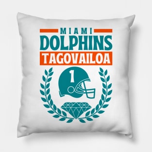 Miami Dolphins Tua Tagovailoa 1 American Football Pillow