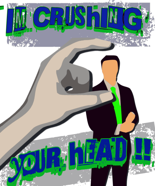 Crushing Your Head Kids T-Shirt by ryanmpete