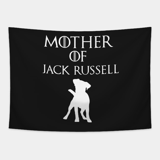 Mother Of   Jack russell - mother day gift Tapestry by yellowpinko