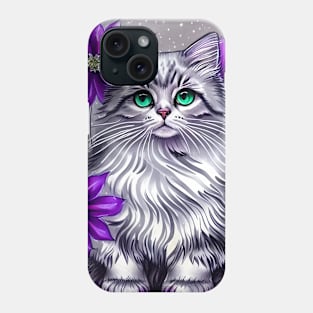 Cute Gothic Kitten Phone Case