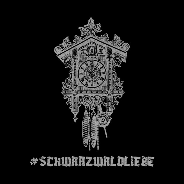 Schwarzwaldliebe Kuckucksuhr Schwäbisch Heimat by Foxxy Merch