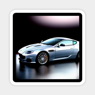 Modern Vantage Sports Car Magnet