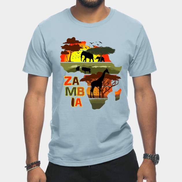 Disover Zambia - Africa - T-Shirt