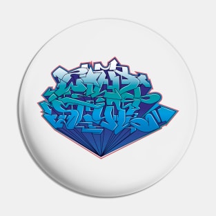 Wild Style Graffiti Pin