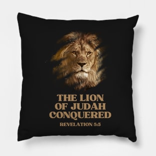 The Lion of Judah has Conquered Pillow