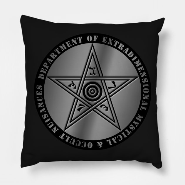 DEMON Logo Pillow by FalstaffBooks