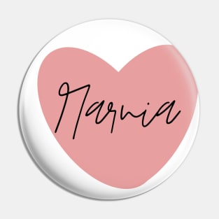 Narnia Heart Pin