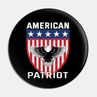 American Patriot Flag Pin