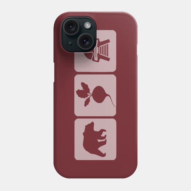 Dwight Schrute Bears Beets Battlestar Galactica Phone Case by Bigfinz