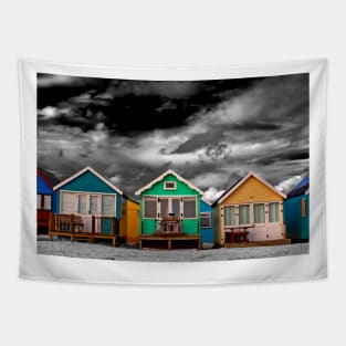 Beach Huts Hengistbury Head Bournemouth Dorset UK Tapestry