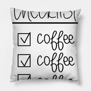 coffee time cappucino time latte time Pillow