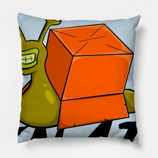 Funny Homeless Snail Cute Animal Pillow