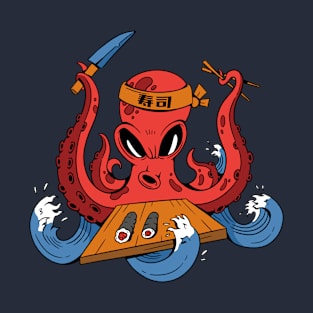 Octopus Sushi Chef T-Shirt