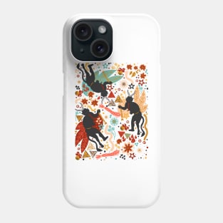 Krampus Retro Christmas Demon Phone Case