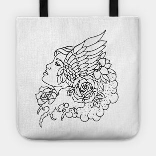 Girl Wing Tote