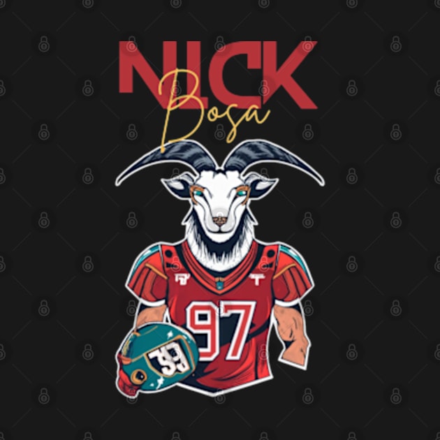 nick bosa the goat by Nasromaystro