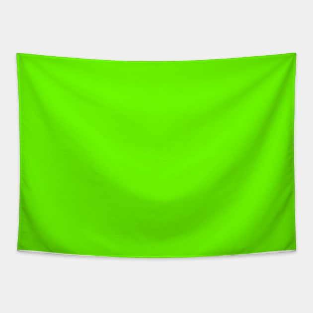 Super Bright Fluorescent Green Neon Tapestry by podartist