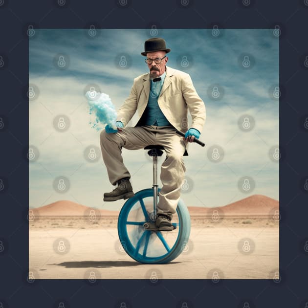 Walter White Riding an Unicycle by MAPublishings