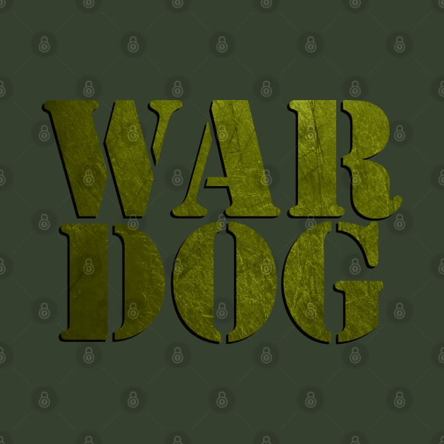 War Dog Army Soldier Veteran by Scar