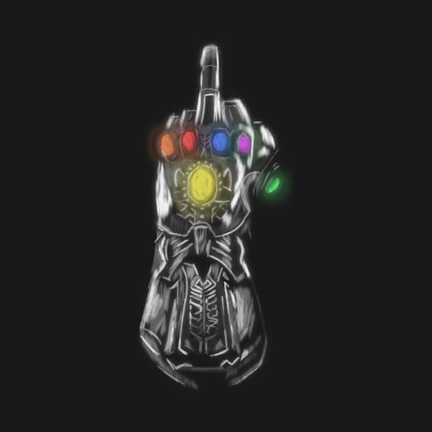 Infinity Gauntlet - Middle Finger Version by DoubleDu