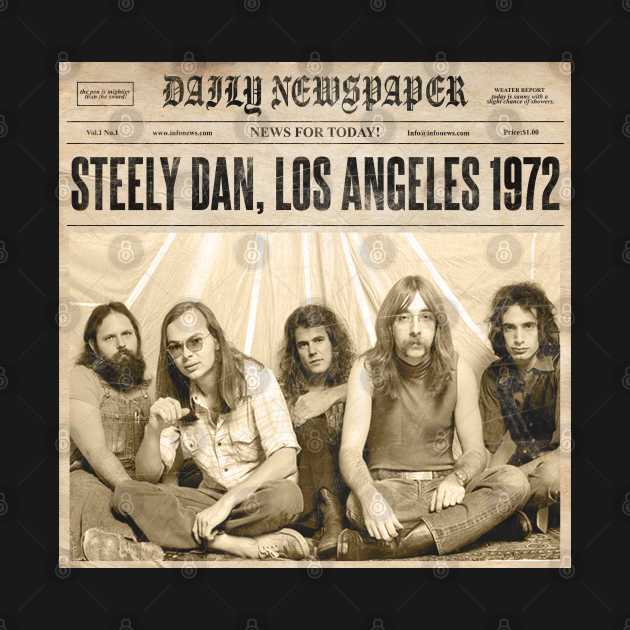 Steely Dan Retro Yacht Rock Fan Design Steely Dan TShirt TeePublic