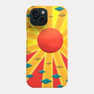 Red Sun Phone Case