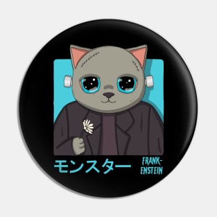 Frankenstein Neko Pin