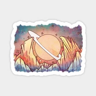 Sun planet rise Magnet