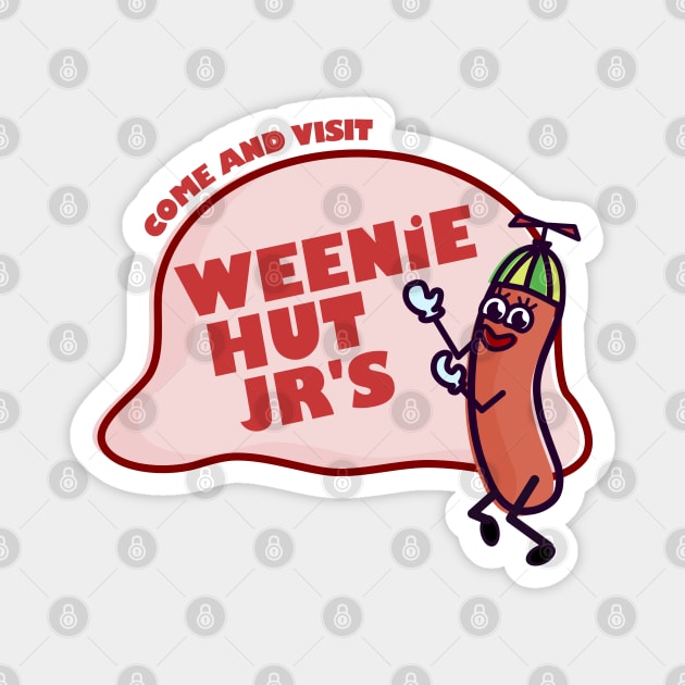 Weenie Hut Jr's Logo Magnet by tamir2503