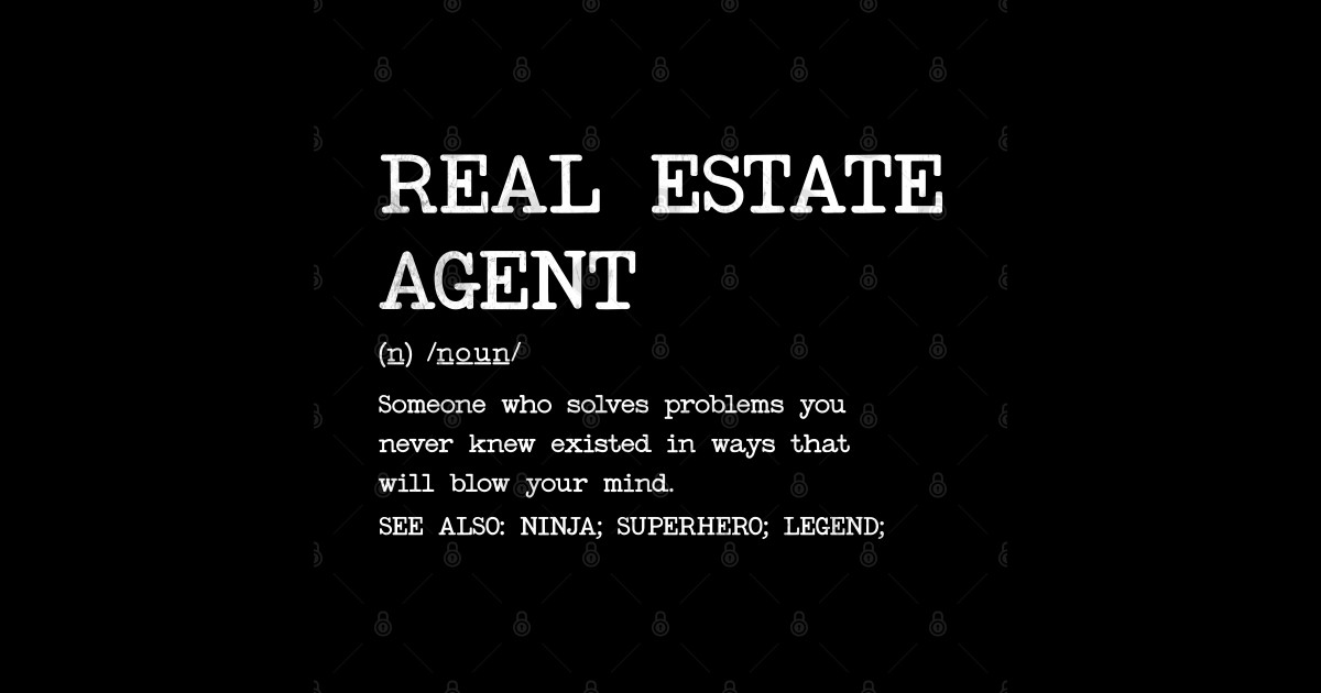 Real Estate Agent Definition design Real Estate Agent TShirt