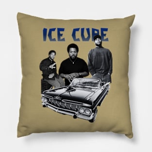 Retro Ice Cube Graphic 🧊 Pillow