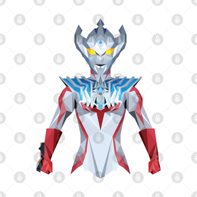 Ultraman Taiga (Low Poly Style) by The Toku Verse