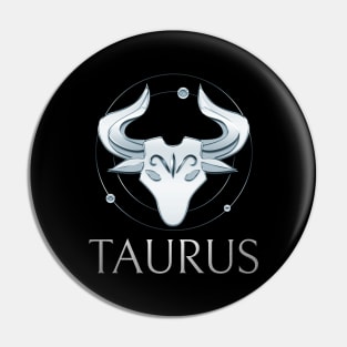 Taurus Zodiac Sign Pin