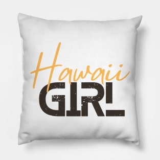 Hawaii girl Pillow