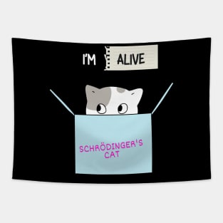 Schrodinger Cat Tapestry