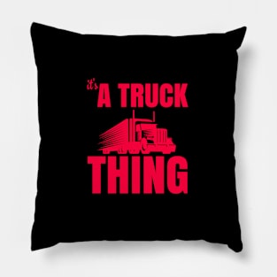 A truck thing Pillow