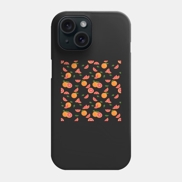 Grapefruit Pattern Phone Case by maya-reinstein