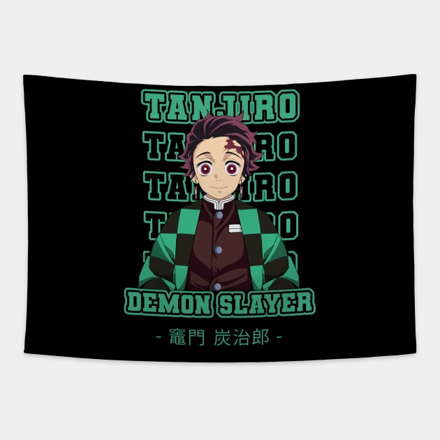 Tanjiro Kamado Tapestry by Pantat Kering