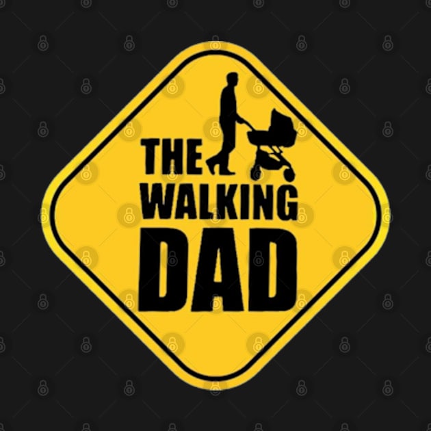 The Walking Dad by  The best hard hat stickers 