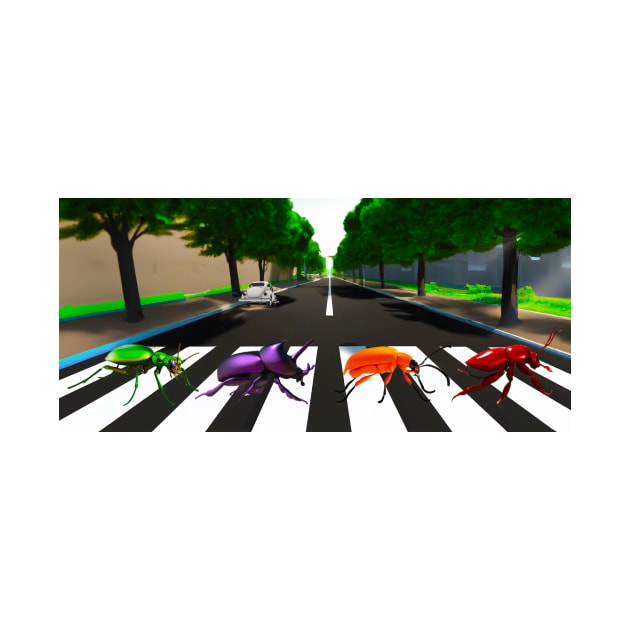 The Coleopteras Abby Road by BeastieToyz