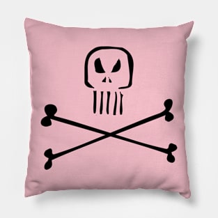 Skull Icons From poison Label #2 Pillow